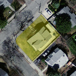 12 Ardmore Rd, Newton MA  02465-2321 aerial view