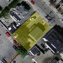 183 Adams St, Newton MA 02458-1201 aerial view