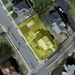 191 Auburndale Ave, Newton MA 02466-1601 aerial view