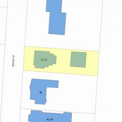 32 Rustic St, Newton MA 02458-1024 plot plan