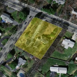 349 Dedham St, Newton MA 02459-2902 aerial view