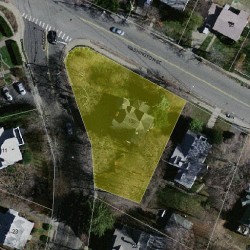 10 Waverley Ave, Newton MA 02458-2104 aerial view