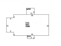 215 Cherry St, Newton MA  02465-1245 floor plan