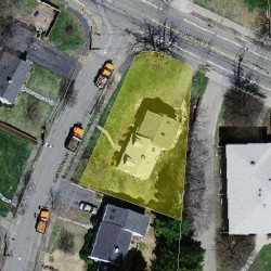 6 Grayson Ln, Newton MA  02462-1009 aerial view