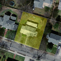 129 Randlett Park, Newton MA  02465-1743 aerial view