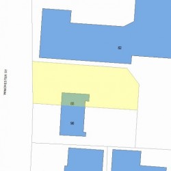 88 Winchester St, Newton MA 02461-1720 plot plan