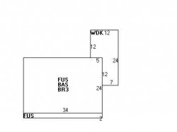 27 Maplewood Ave, Newton MA  02459-2527 floor plan