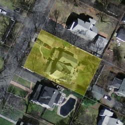 36 Oakland Ave, Newton MA 02466-1705 aerial view