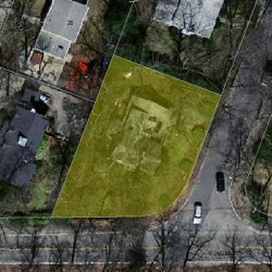 544 Quinobequin Rd, Newton MA 02468-2129 aerial view