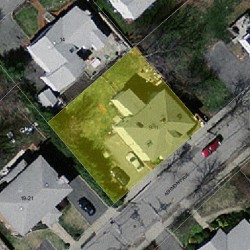 11 Ashmont Ave, Newton MA 02458-1207 aerial view