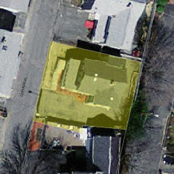 12 Cottage Pl, Newton MA  02465-1525 aerial view