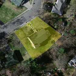 44 Dorothy Rd, Newton MA 02459-3308 aerial view
