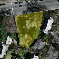 214 Beacon St, Newton MA 02459 aerial view
