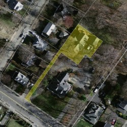 11 Washington St, Newton MA  02458-2237 aerial view