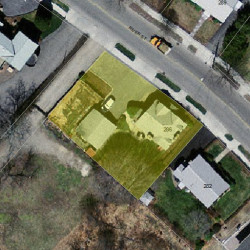 286 River St, Newton MA  02465-1436 aerial view