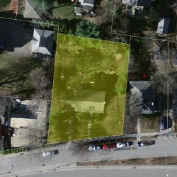 615 Commonwealth Ave, Newton MA 02459-1628 aerial view