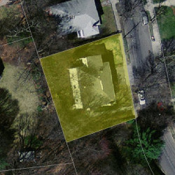 129 Withington Rd, Newton MA 02460-2037 aerial view