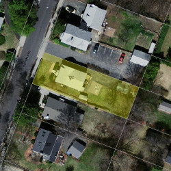 192 Beethoven Ave, Newton MA 02468-1728 aerial view