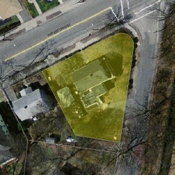 712 Watertown St, Newton MA 02460-1354 aerial view