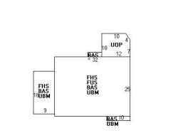 61 Stearns St, Newton MA  02459-2441 floor plan