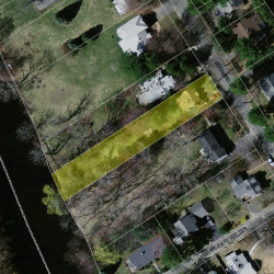 51 Bernard St, Newton MA 02461-1935 aerial view