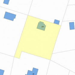 294 Waverley Ave, Newton MA 02458-2714 plot plan