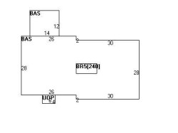 49 Clifton Rd, Newton MA 02459-3111 floor plan