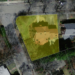 17 Cochituate Rd, Newton MA 02461-1428 aerial view