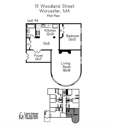 111 Woodland St, Worcester MA 01610-1318 exterior