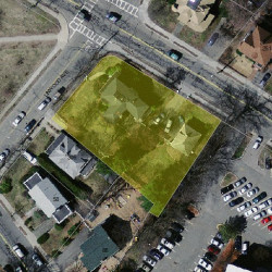 300 Linwood Ave, Newton MA  02460-1329 aerial view