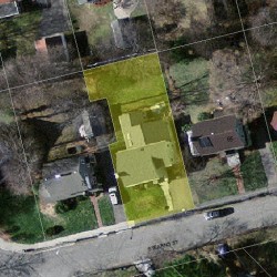 71 Stearns St, Newton MA 02459-2441 aerial view