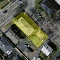 496 California St, Newton MA 02460-1253 aerial view