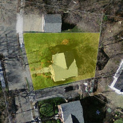 50 Boulevard Rd, Newton MA 02459-1204 aerial view