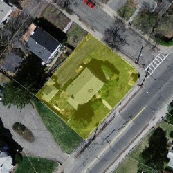 457 Waltham St, Newton MA 02465-1937 aerial view