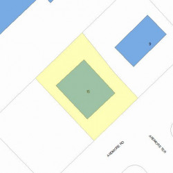 15 Ardmore Rd, Newton MA 02465-2320 plot plan