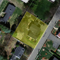 49 Smith Ave, Newton MA 02465-1543 aerial view