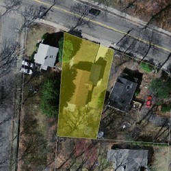 45 Dedham St, Newton MA  02461-2133 aerial view