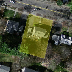 853 Dedham St, Newton MA 02459-3413 aerial view
