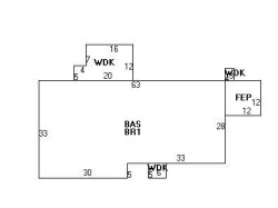 165 Evelyn Rd, Newton MA 02468-1034 floor plan