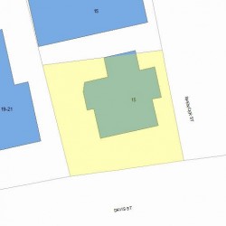 15 Davis St, Newton MA 02465-2442 plot plan