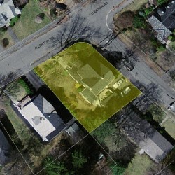 168 Allerton Rd, Newton MA 02461-1251 aerial view