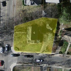 148 Parker St, Newton MA  02459-2553 aerial view
