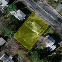 901 Dedham St, Newton MA 02459-3418 aerial view