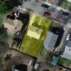 64 Carl St, Newton MA  02461-1906 aerial view