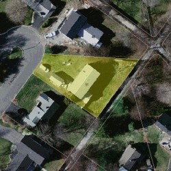 91 Osborne Path, Newton MA 02459-3542 aerial view