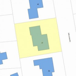 47 Sheldon Rd, Newton MA 02459-2737 plot plan