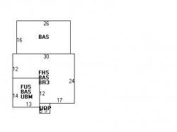 20 Grant St, Newton MA 02465-1509 floor plan
