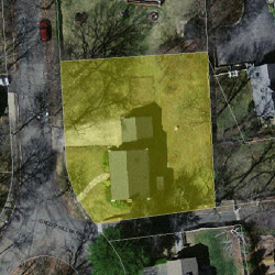 18 Grove Hill Park, Newton MA 02460-2304 aerial view