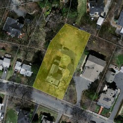 31 Woodbine St, Newton MA 02466-1808 aerial view