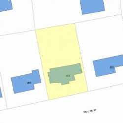 659 Beacon St, Newton MA 02459-2003 plot plan